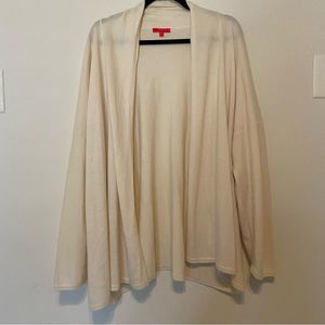 100% Cashmere Cream White Cardigan